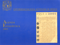 Agenda Estadística de la UNAM 2001